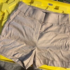 High rise  Tan Shorts